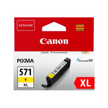 CANON CLI-571XL High Yield Yellow Ink Cartridge Rašalo Kasetė