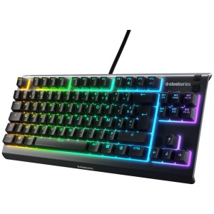 SteelSeries Apex 3 TKL Žaidimų Klaviatūra | Black, Membraninė