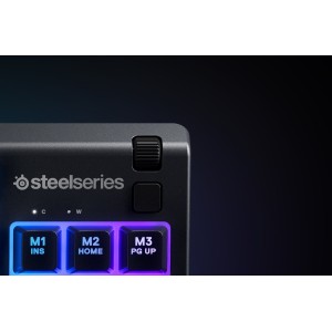 SteelSeries Apex 3 TKL Žaidimų Klaviatūra | Black, Membraninė