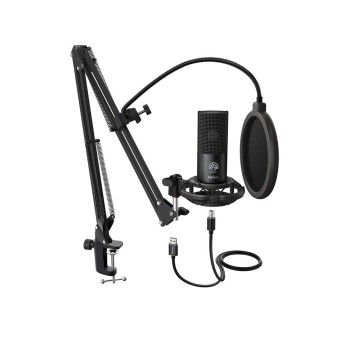 FIFINE T669 Kondensatorinio Mikrofono Komplektas | Black