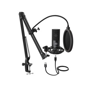 FIFINE T669 Kondensatorinio Mikrofono Komplektas | Black