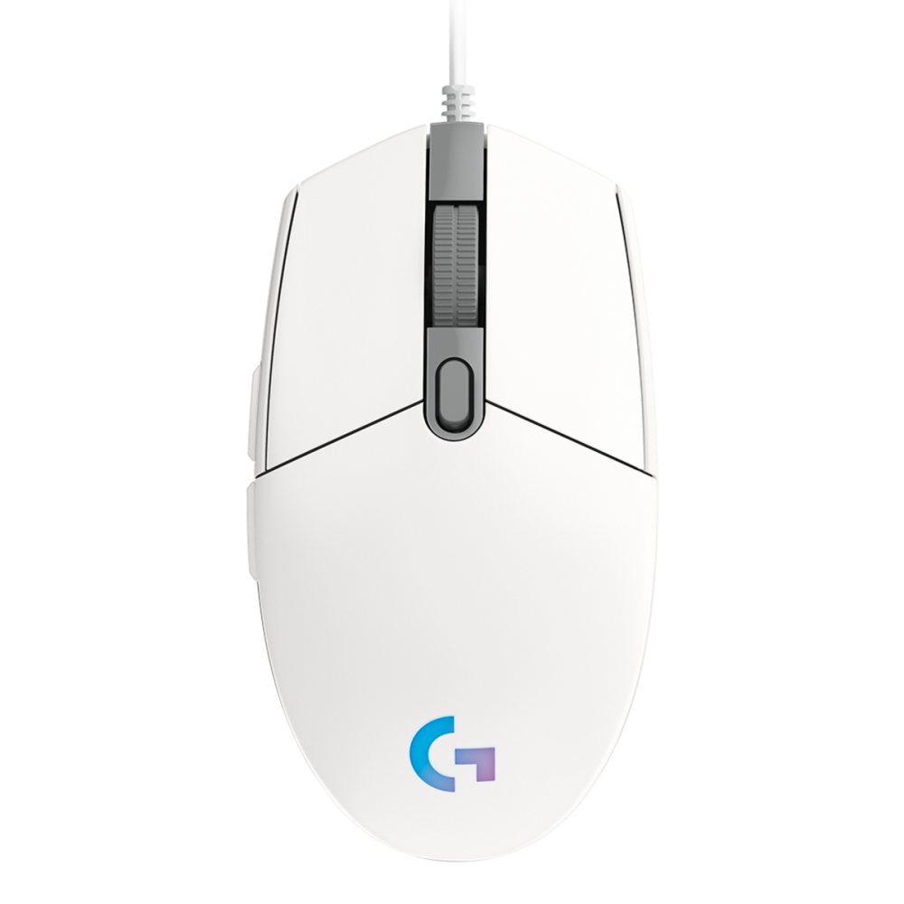 Logitech G203 Lightsync Žaidimų Pelė | White