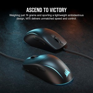 Corsair M75 RGB Žaidimų Pelė | Black