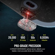 Corsair M75 RGB Žaidimų Pelė | Black