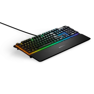 SteelSeries Apex 3 Žaidimų Klaviatūra | Black, Membraninė