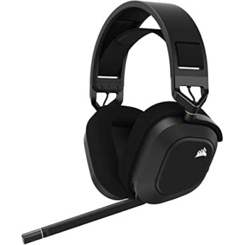 Corsair HS80 RGB Wireless Belaidės Žaidimų Ausinės | Carbon