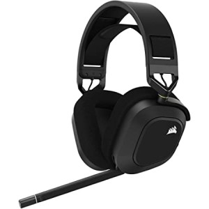 Corsair HS80 RGB Wireless Belaidės Žaidimų Ausinės | Carbon