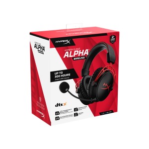 HyperX Cloud Alpha Wireless Belaidės Žaidimų Ausinės | Red