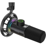 FIFINE AmpliGame K658 RGB Dinaminis Mikrofonas | Black