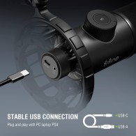 FIFINE AmpliGame K658 RGB Dinaminis Mikrofonas | Black
