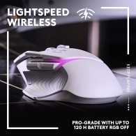Logitech G502 X PLUS LIGHTSPEED Wireless Belaidė Žaidimų Pelė | White