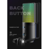 FIFINE AmpliGame T669 PRO3 RGB Kondensatorinis Mikrofonas | Black