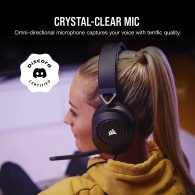 Corsair HS65 Surround Žaidimų Ausinės | Carbon