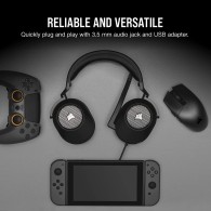 Corsair HS65 Surround Žaidimų Ausinės | Carbon