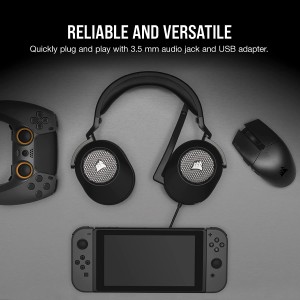 Corsair HS65 Surround Žaidimų Ausinės | Carbon