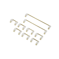 Owlab Screw-In V2 100% Komplektas Klaviatūros Stabilizatoriai | Clear