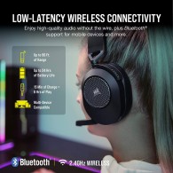 Corsair HS65 Wireless Belaidės Žaidimų Ausinės | Carbon