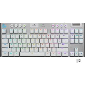 LOGITECH G915 TKL LIGHTSPEED Wireless Belaidė Žaidimų Klaviatūra | White, Tactile GL Brown