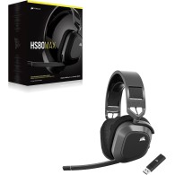 Corsair HS80 MAX Wireless Belaidės Žaidimų Ausinės | Steel Gray