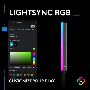 Logitech G Litra Beam LX Šviestuvas | Black