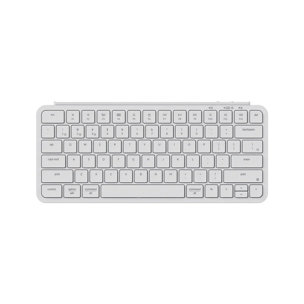 Keychron B1 Pro Wireless Belaidė Klaviatūra | Ivory White, Membraninė