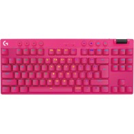 LOGITECH G PRO X TKL Wireless Belaidė Žaidimų Klaviatūra | Magenta, GX Tactile
