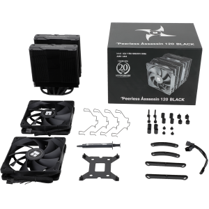 Thermalright Peerless Assassin 120 BLACK CPU Aušintuvas | Black