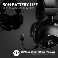 Logitech G PRO X 2 LIGHTSPEED Wireless Belaidės Žaidimų Ausinės | Black
