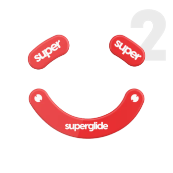Superglide 2 Type-C Mouse Feet | Red, Razer Deathadder V3 Pro