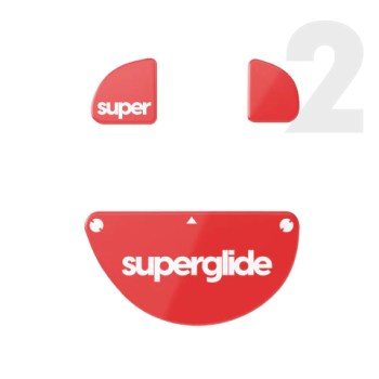 Superglide 2 Type-C Mouse Feet | Red, BenQ Zowie EC1-CW & EC2-CW & EC3-CW