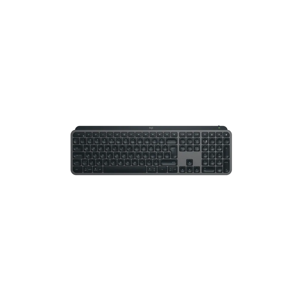 Logitech MX Keys S Wireless Belaidė Klaviatūra | Graphite, Membraninė