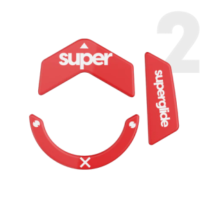 Superglide 2 Type-C Mouse Feet | Red, Logitech G502 X