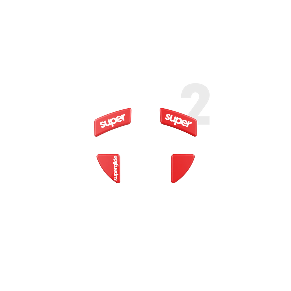 Superglide 2 Type-C Mouse Feet | Red, Razer Viper Ultimate