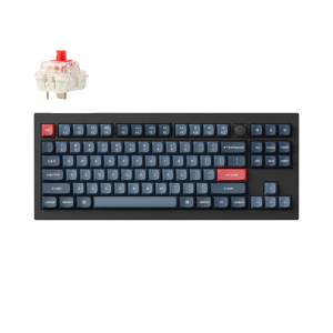 Keychron V3 Max Wireless Belaidė Žaidimų Klaviatūra | Carbon Black, Gateron Jupiter Red