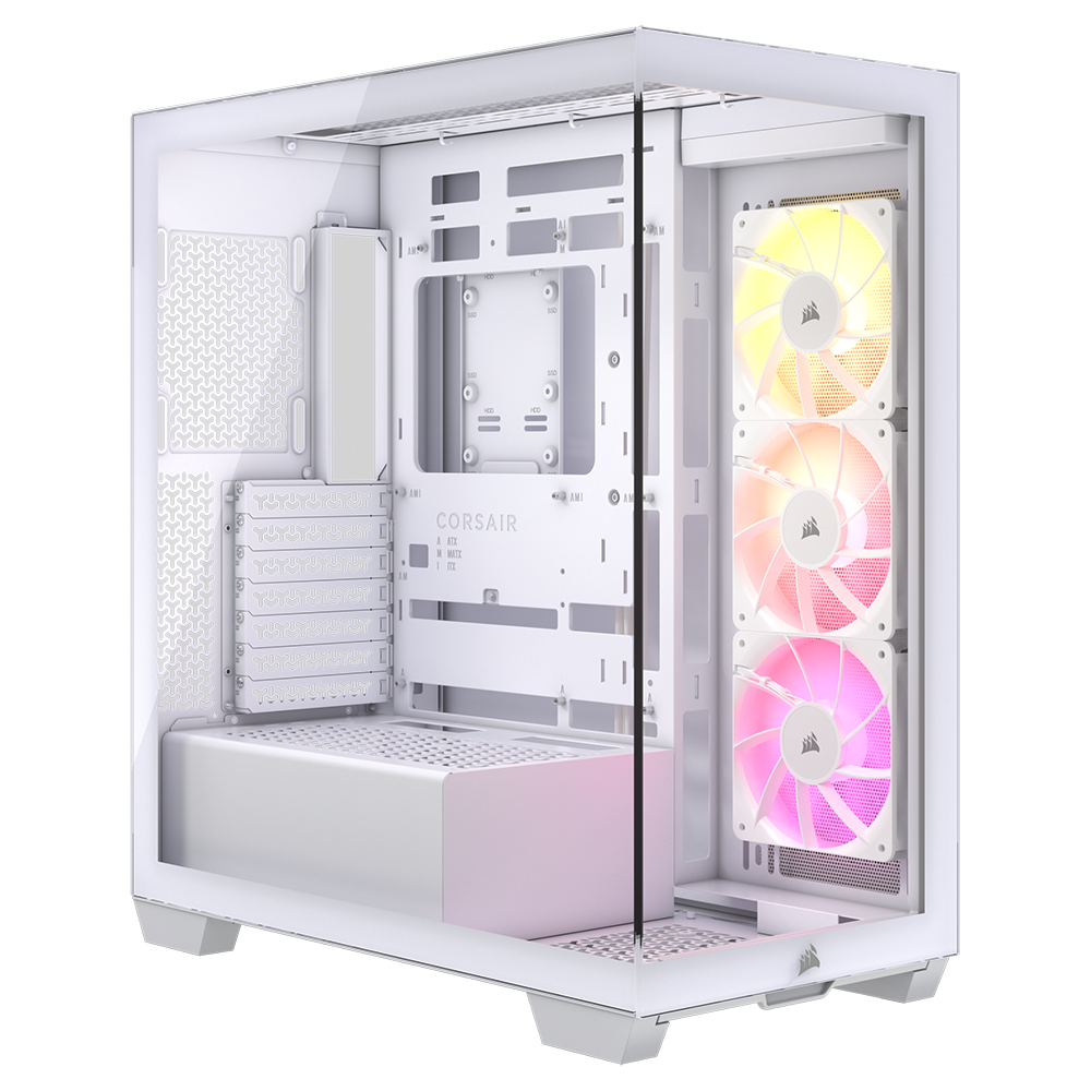 Corsair 3500X ARGB Kompiuterio Korpusas | White