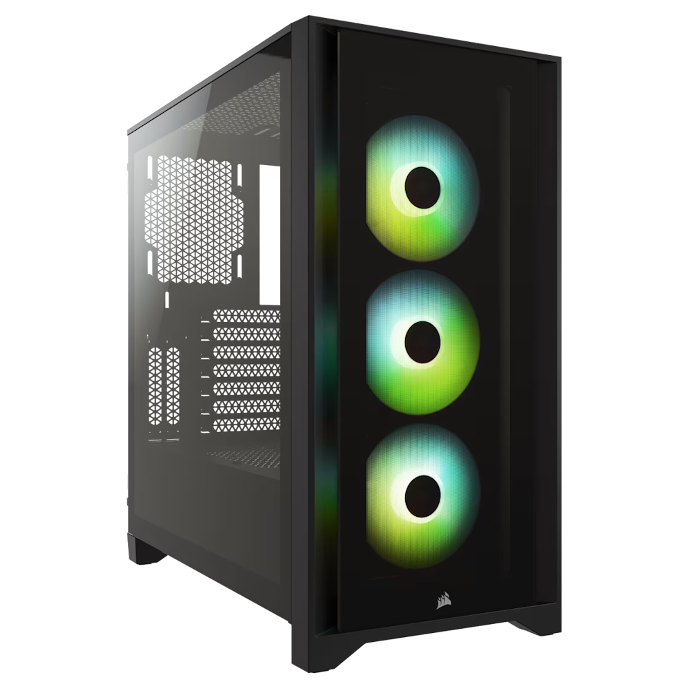 Corsair 4000X RGB iCUE Kompiuterio Korpusas | Black