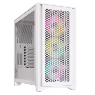 Corsair 4000D RGB iCUE AIRFLOW Kompiuterio Korpusas | White