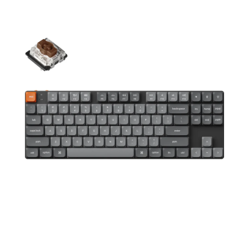Keychron K1 Max Wireless Belaidė Žaidimų Klaviatūra | Black, Gateron Brown