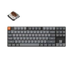 Keychron K1 Max Wireless Belaidė Žaidimų Klaviatūra | Black, Gateron Brown