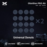 X-Raypad Obsidian Pro Air Mouse Feet | Grey, x32, Universal Donuts