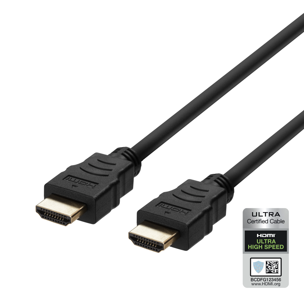 Deltaco HDMI 2.1 Laidas | Black, 2m