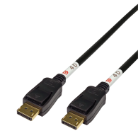 Deltaco DisplayPort 2.1 Laidas | Black, 2m