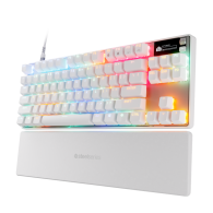 SteelSeries Apex Pro TKL Gen 3 Žaidimų Klaviatūra | White, Magnetic OmniPoint 3.0
