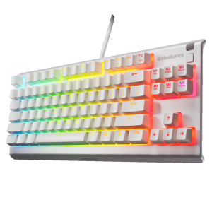 SteelSeries Apex 3 TKL Žaidimų Klaviatūra | White, Membraninė