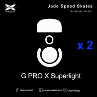 X-Raypad Jade Mouse Feet | White, x2, Logitech G Pro X Superlight