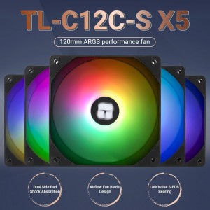 Thermalright TL-C12C-S X5 Ventiliatoriai | Black