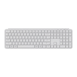 Keychron B6 Pro Wireless Belaidė Klaviatūra | Ivory White, Membraninė