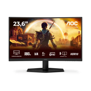 AOC C24G42E Monitorius | 23.6", FHD, Curved VA, 180 Hz