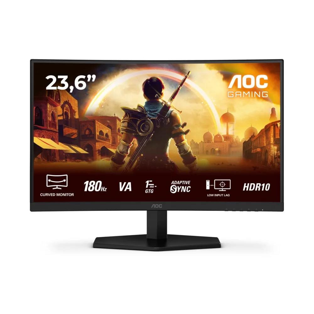 AOC C24G42E Monitorius | 23.6", FHD, Curved VA, 180 Hz