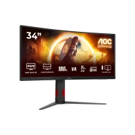 AOC CU34G4 Monitorius | 34", UWQHD, Curved VA, 180 Hz